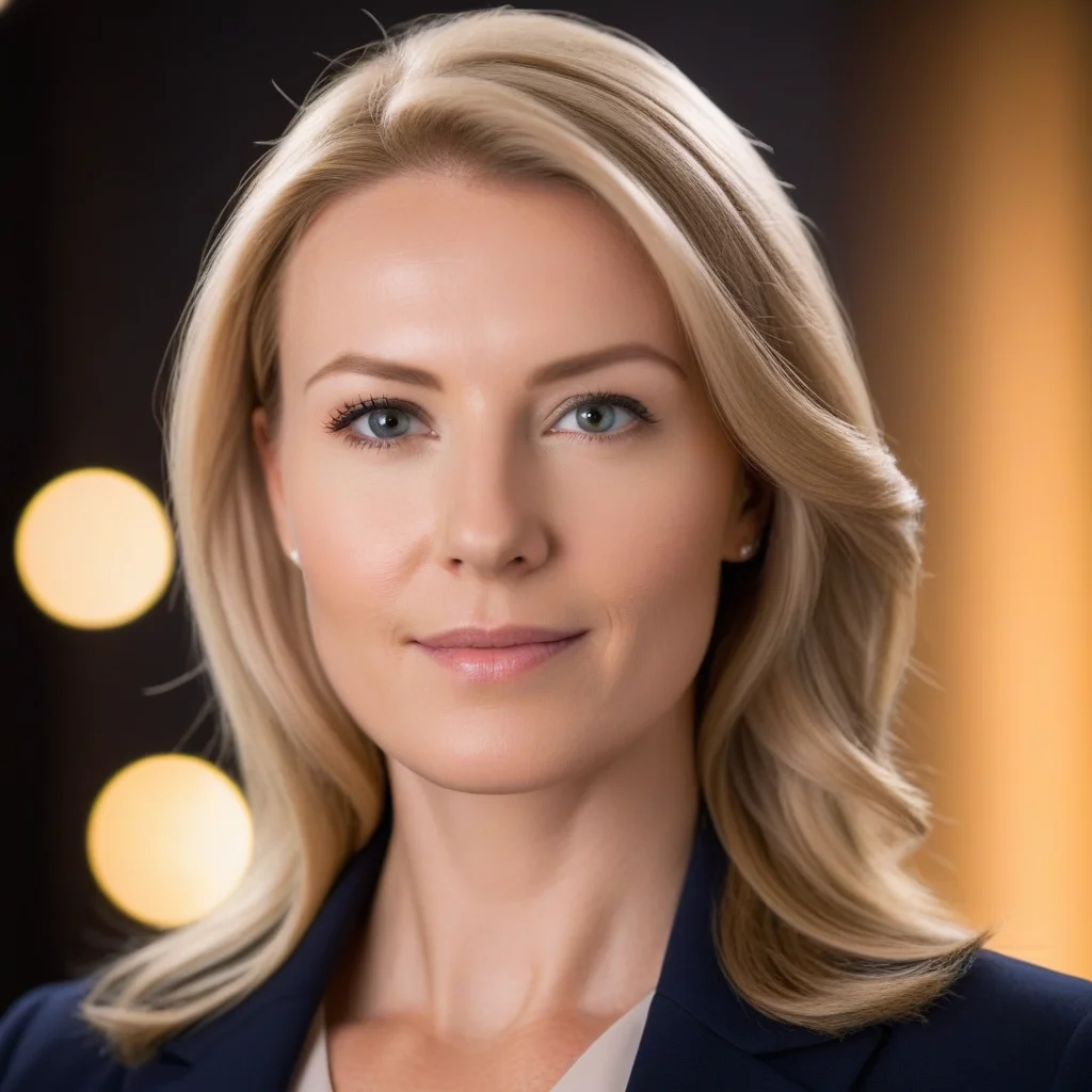 Retrato profesional generado con un prompt detallado