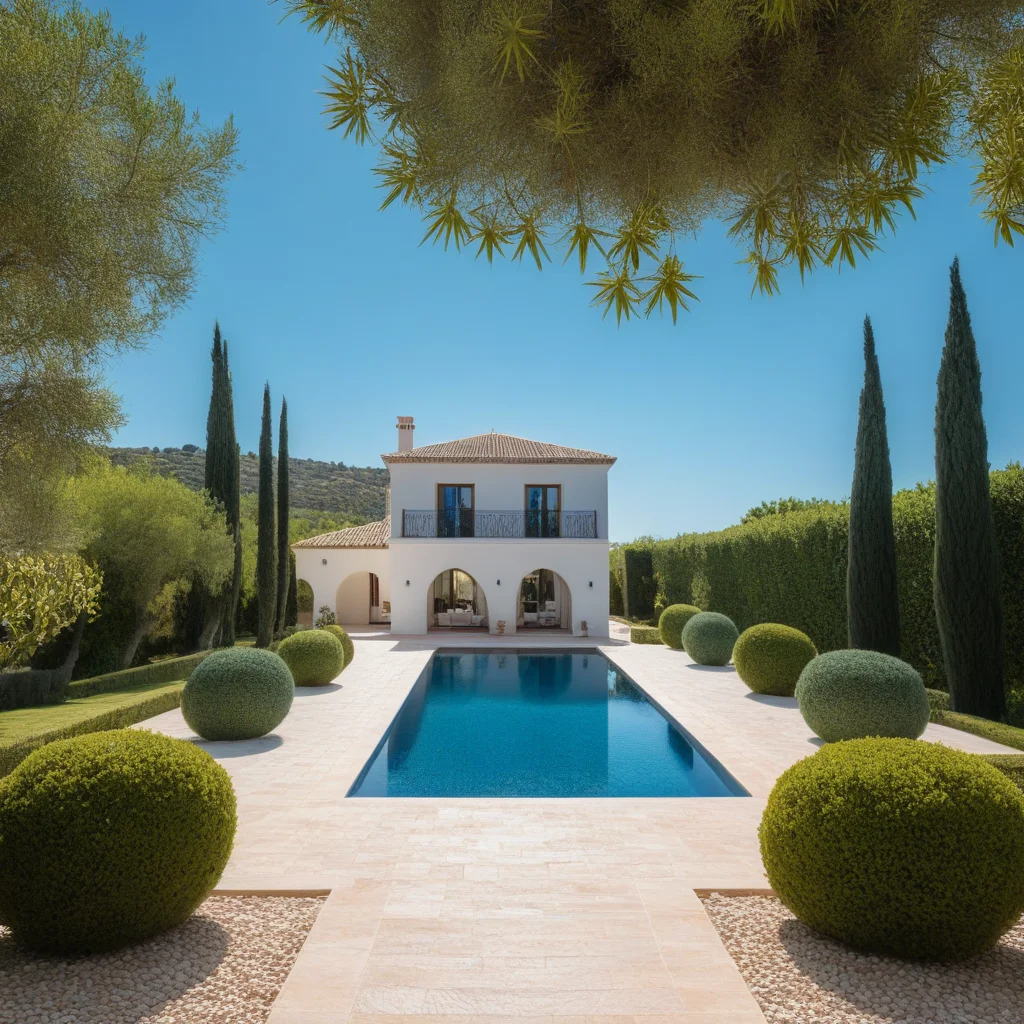 Mediterrane Villa &mdash; KI-Immobilienrendering