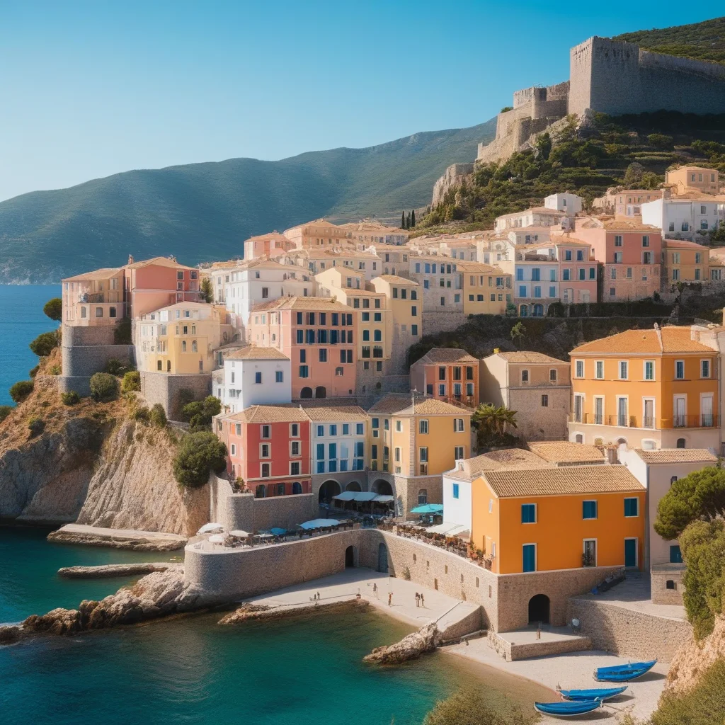 KI-generierte Reiseillustration für Blog