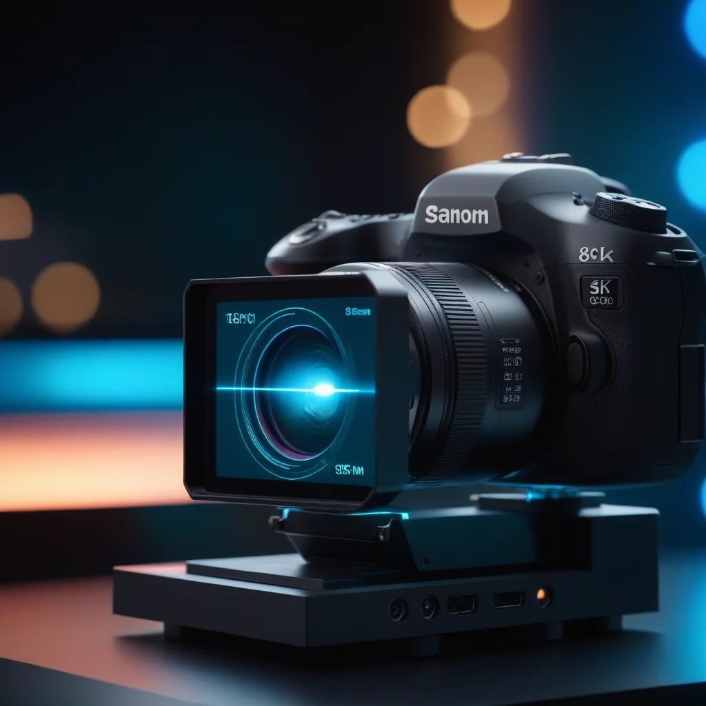 KI-generierte Tech-Illustration für Technologie-Blog