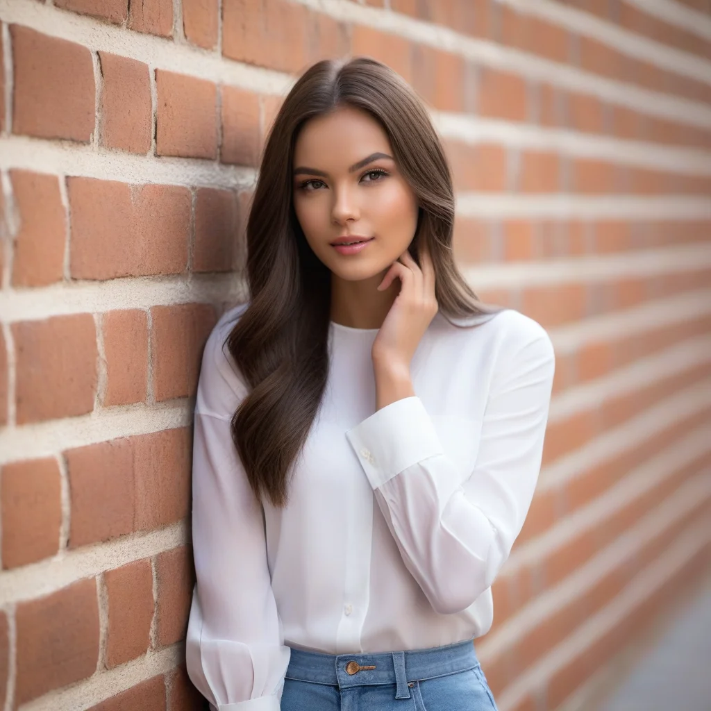 Mode-Lookbook mit KI-generiertem virtuellem Model