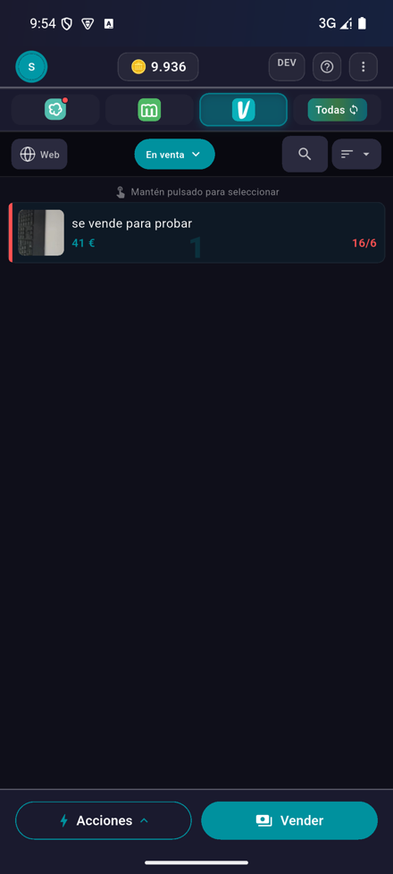 Android-App: Dashboard: deine Anzeigen am Handy
